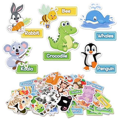 AKAYOK 90-Piece Wild & Farm Animals Felt Board Story Set – Precut with Storage Pouch