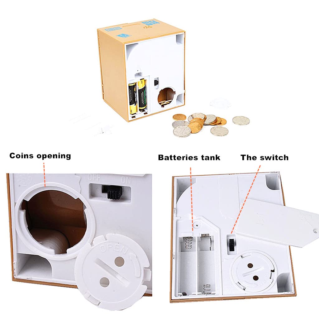ALIMITOPIA Panda Vocal Mischief Money Box – Stealing Coin Piggy Bank (40 Coin Capacity)