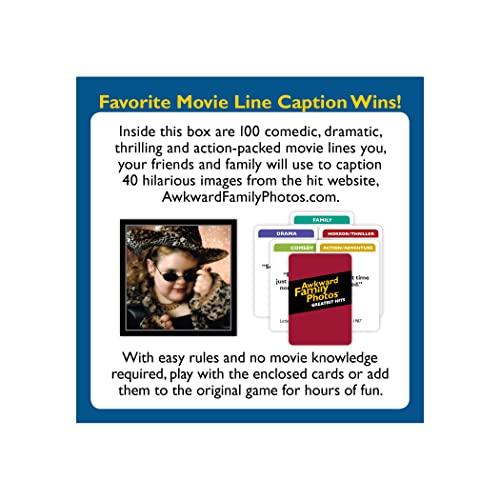 All Things Equal Awkward Family Photos: Greatest Hits Expansion #1 Card Game - 40 New Pictures with 100 Movie Lines