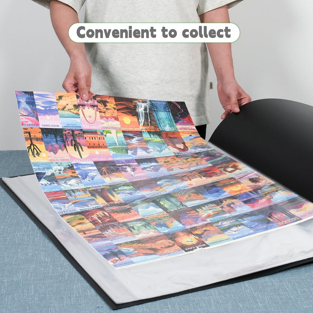 ALL4JIG Puzzle Saver 24-Pack – Self-Adhesive Glue Sheets for 500-3000 Piece Puzzles