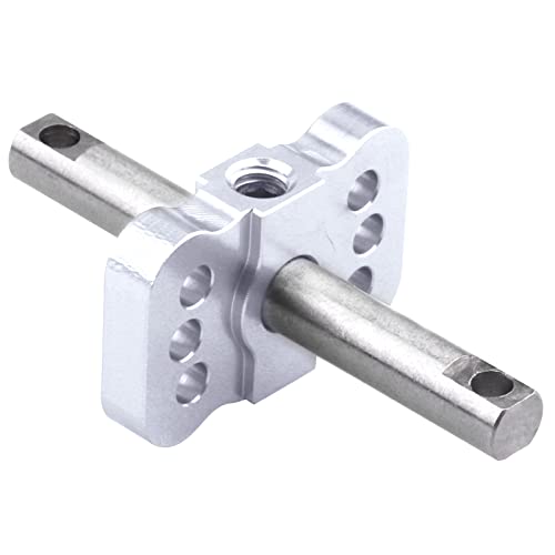 AllinRC Aluminum Differential Locker Spool for Traxxas 2WD 1/10 Scale RC Cars (Silver)