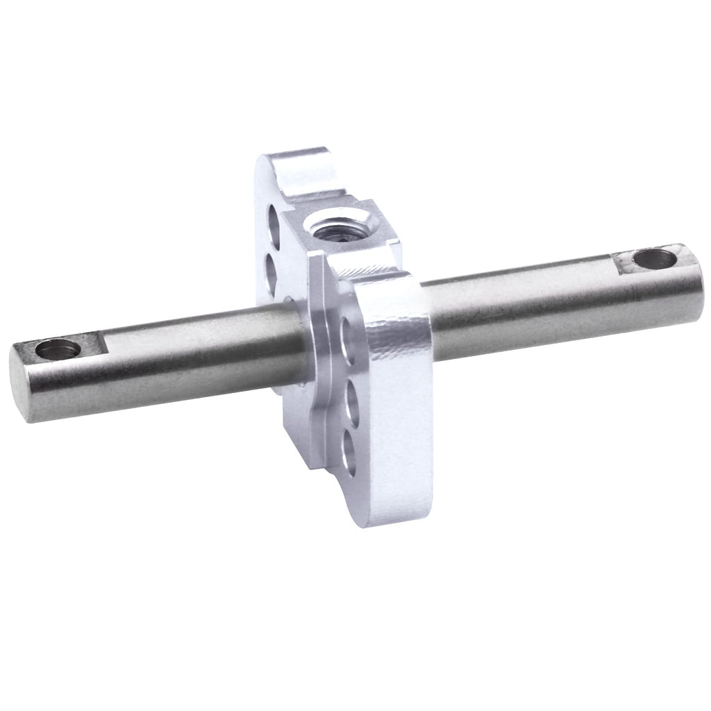 AllinRC Aluminum Differential Locker Spool for Traxxas 2WD 1/10 Scale RC Cars (Silver)