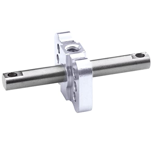 AllinRC Aluminum Differential Locker Spool for Traxxas 2WD 1/10 Scale RC Cars (Silver)