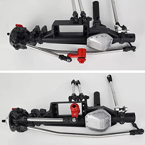 Alloy 25T Steering Servo Arm for 1/10 RC Axial RBX10 Crawler (Black)