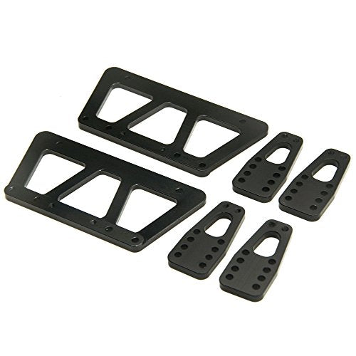 Alloy Chassis Lift Plate Set for Axial SCX10 1/10 RC Crawler – Black Droop Kit