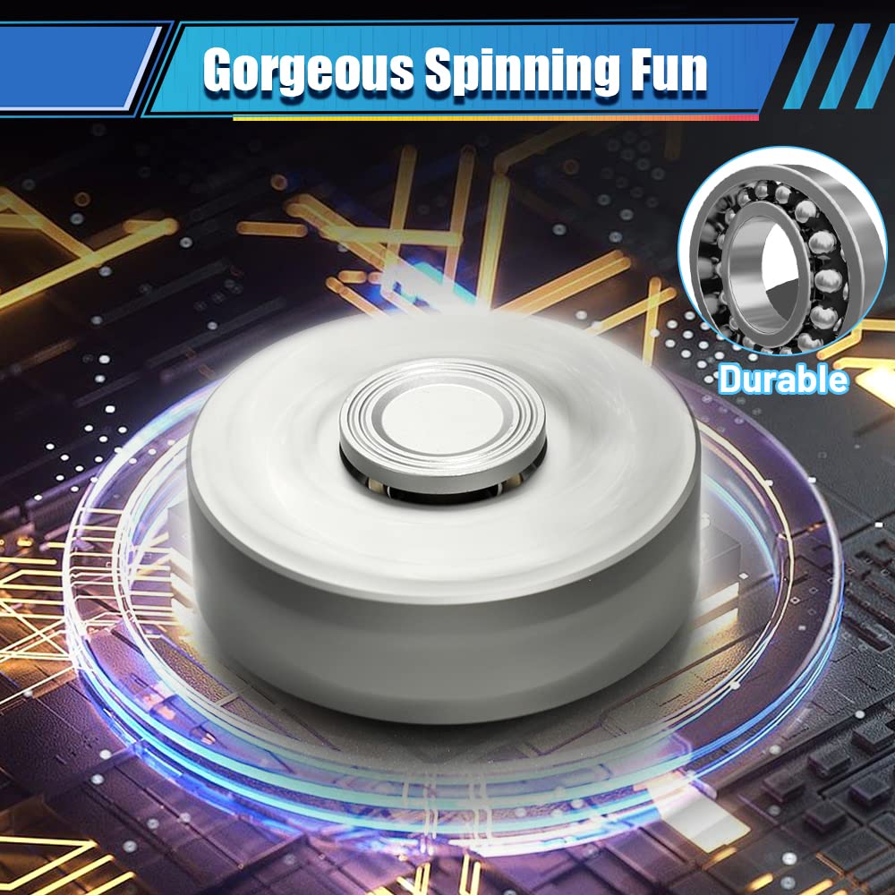 Alloy Metal Fidget Spinner by Amarlozn – Detachable Handheld Toy for Stress Relief with R188 Bearing