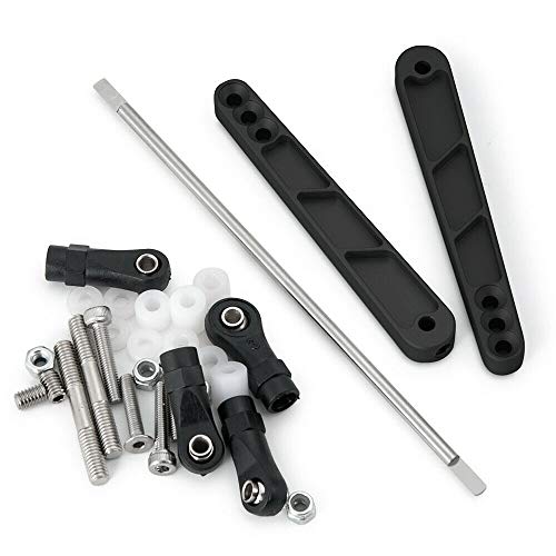 Alloy Rear Anti-Sway Bar Set for 1/10 RC Axial Wraith RR10 Bombers (Black) by Benedict Harry
