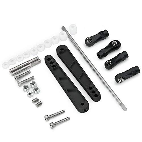 Alloy Rear Anti-Sway Bar Set for 1/10 RC Axial Wraith RR10 Bombers (Black) by Benedict Harry