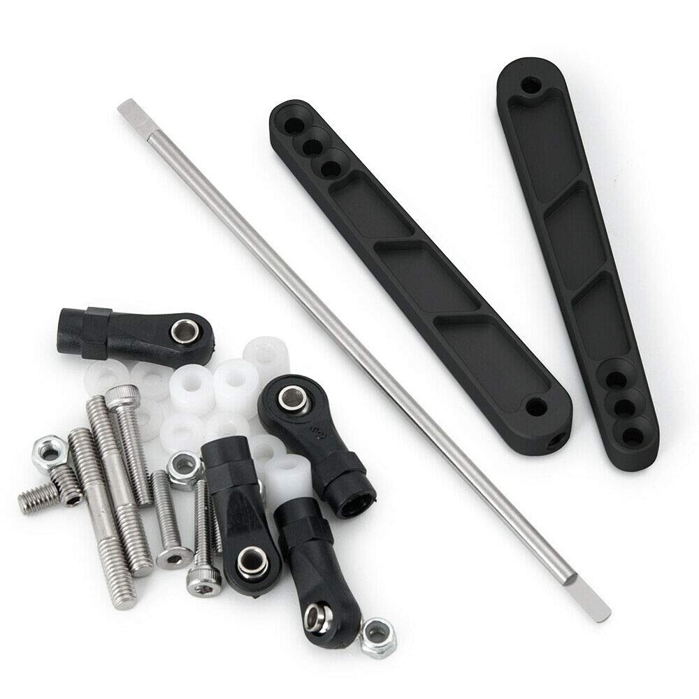 Alloy Rear Anti-Sway Bar Set for 1/10 RC Axial Wraith RR10 Bombers (Black) by Benedict Harry