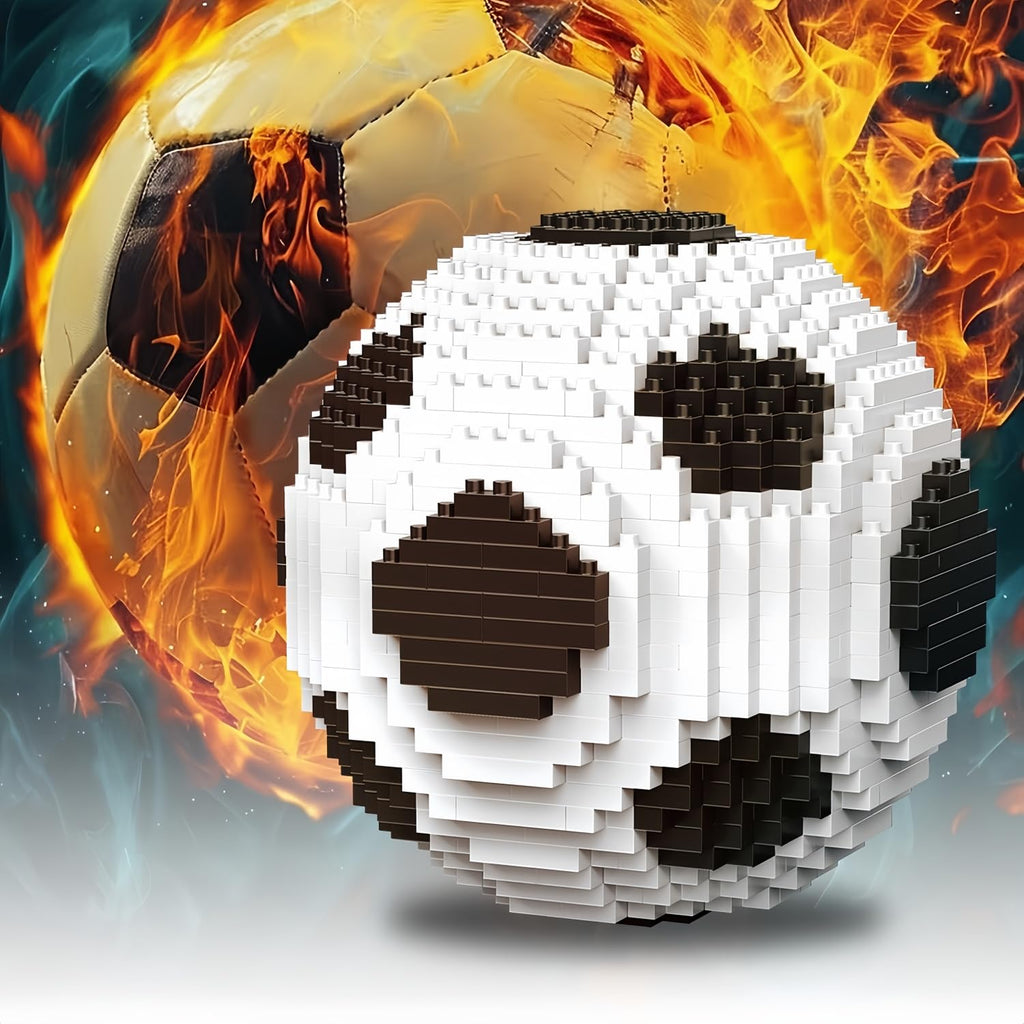 alltogetho Mini Football Building Set – 900+ Micro Blocks Soccer Model for Desk Decor