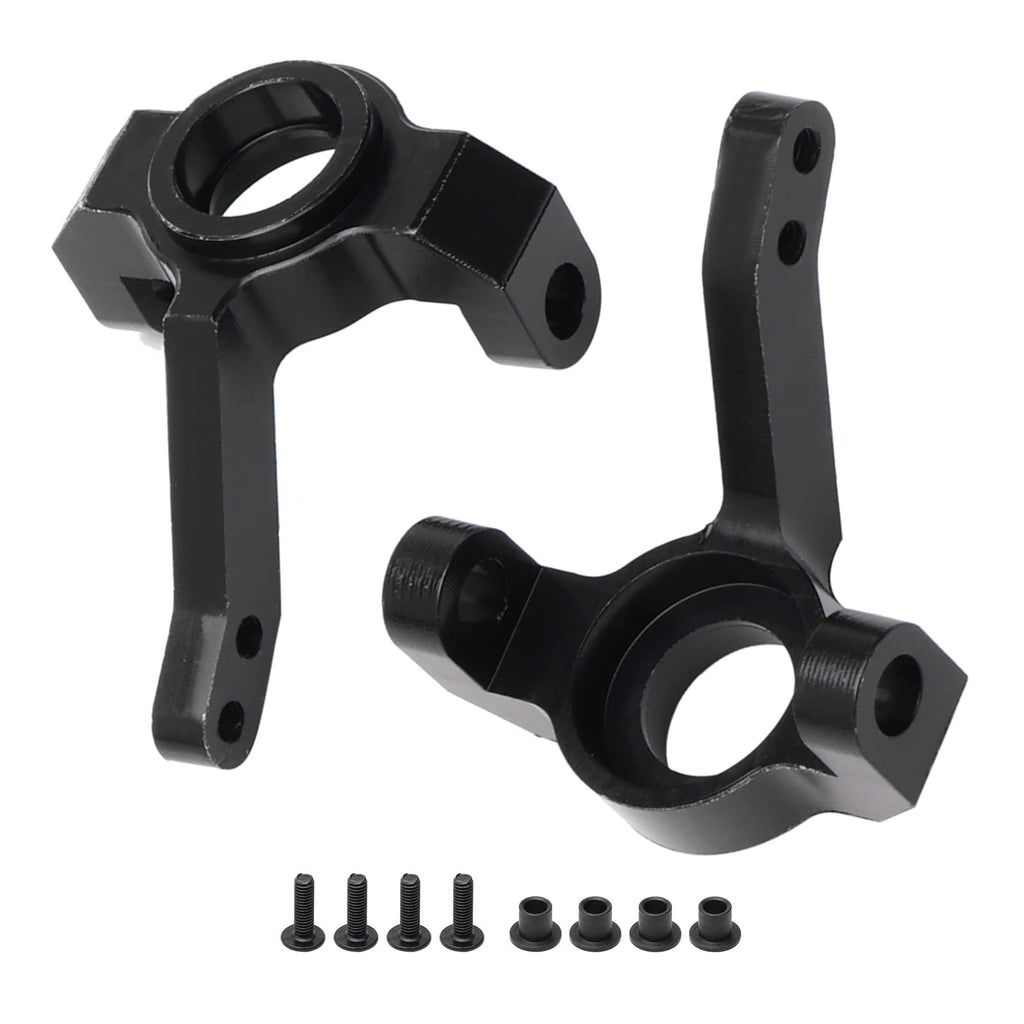 Aluminum Front Knuckle Arms for 1/10 AXIAL SCX10 Rock Crawler (2pcs) – Black Upgrade Parts