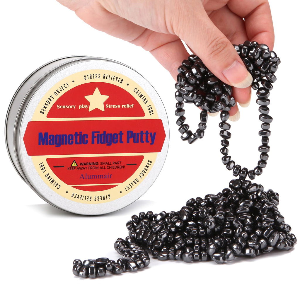Alunmair 550-Piece Magnetic Putty Desk Toy - Ferrite Crags for Stress Relief