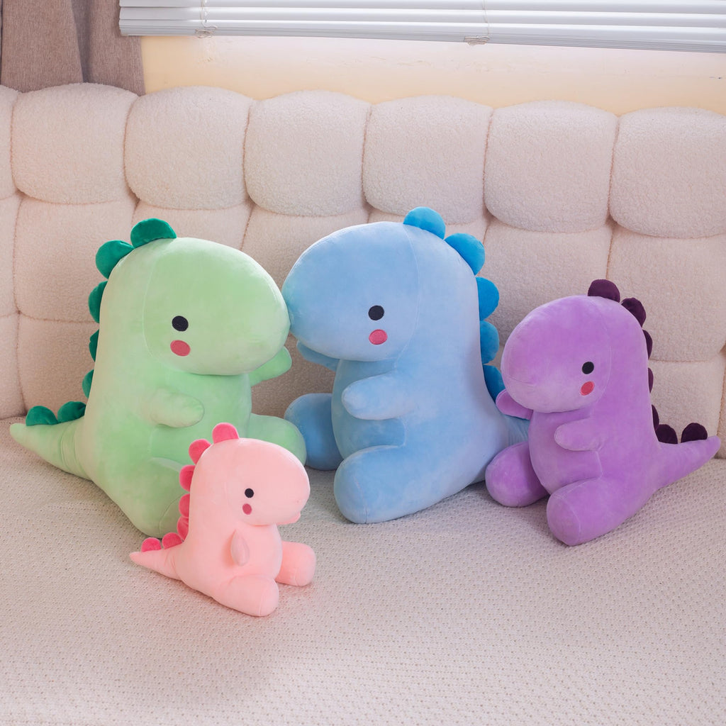 Alwoligag Green Plush Dinosaur Stuffed Animal – 10.8 Inch Soft Toy for Kids