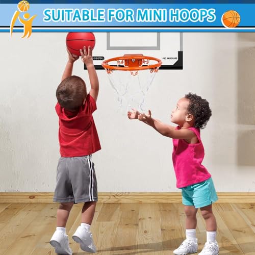 Amarlozn 6-Inch Mini Basketballs (5 Pack) – Soft Rubber Balls for Indoor Hoops and Pool Games