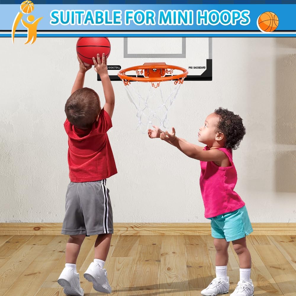 Amarlozn 6-Inch Mini Basketballs (5 Pack) – Soft Rubber Balls for Indoor Hoops and Pool Games
