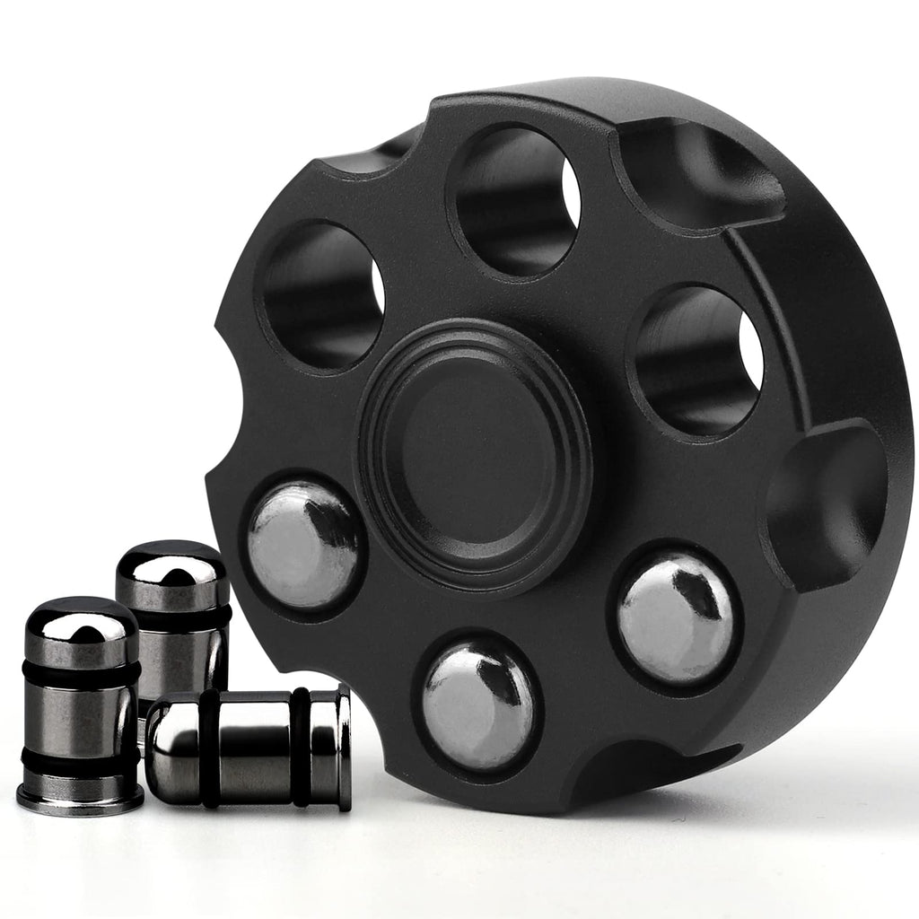 Amarlozn Deformable Metal Fidget Spinner Toy – Detachable Stress Relief Gadget with Zipper Case