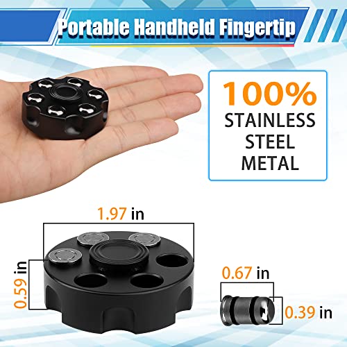 Amarlozn Deformable Metal Fidget Spinner Toy – Detachable Stress Relief Gadget with Zipper Case