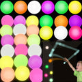 AMENON 24-Pack Glow in the Dark Bouncy Balls - 1.3 Inch High Bounce Rubber Balls for Party Favors, Classroom Prizes, and Goodie Bag Stuffers
