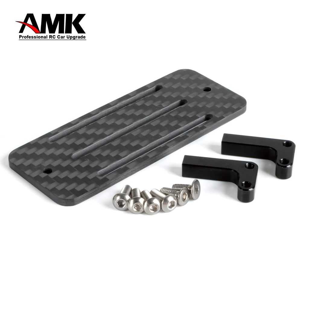 AMK Carbon Fiber Battery Tray & ESC Mount for 1/10 SCX10 Crawler LCG Chassis