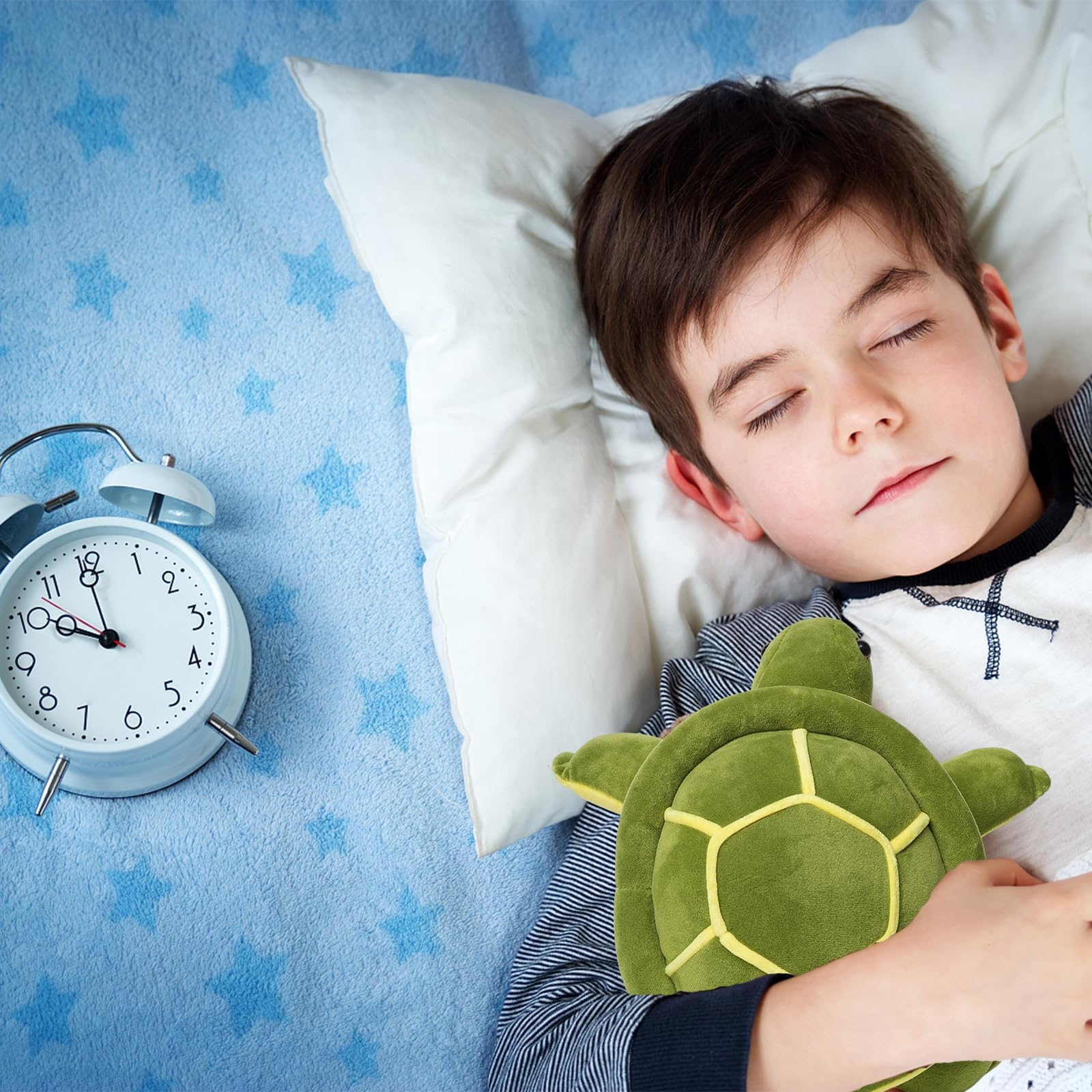 AMLHNA Cute Sea Turtle Plush Toy, 9.8 Inch Soft Stuffed Animal - Perfect Gift for Kids and Baby Showers