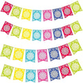 Amscan Multicolor Del Sol Paper Flag Banner – 12 ft x 12 in for Parties & Celebrations