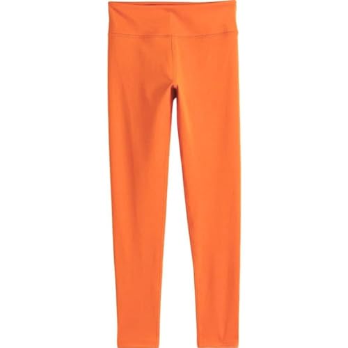 Amscan Orange Footless Tights – Soft, Stretchy & Comfortable for Dance, Yoga, or Daily Wear (One Pair)