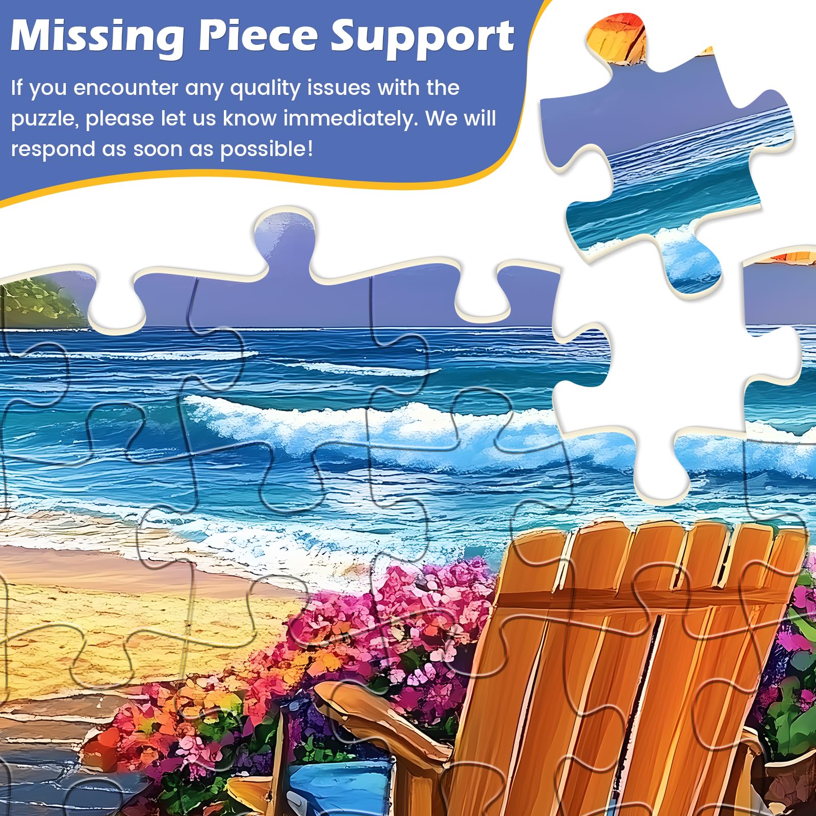 Amusding 2-Pack 500-Piece Jigsaw Puzzles - US Countryside Farm & Cottage Scenes, 20.5 x 15 Inches