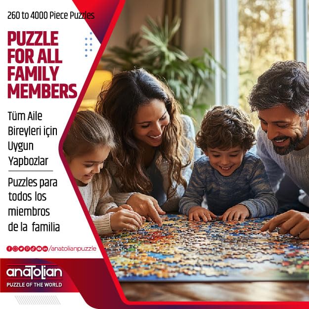 Anatolian Cacti Pots 1000-Piece Jigsaw Puzzle – Glare-Free, Made in Türkiye