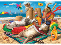 Anatolian Cats on the Beach 260-Piece Jigsaw Puzzle | 19x13 Inches