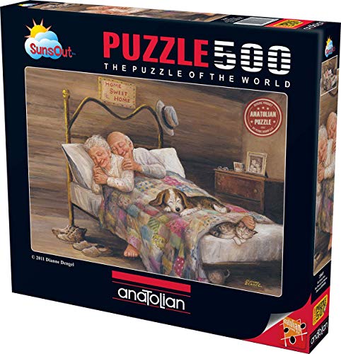 Anatolian Puzzle No Place Like Home - 500 Piece Jigsaw Puzzle, 19x13 Inch Finished Size