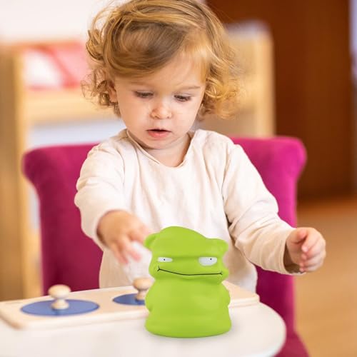 Anboor 4.7-Inch Green Monster Squishy Toy – Slow Rising PU Foam Stress Ball for Kids and Adults