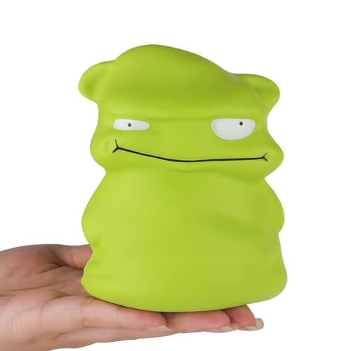 Anboor 4.7-Inch Green Monster Squishy Toy – Slow Rising PU Foam Stress Ball for Kids and Adults