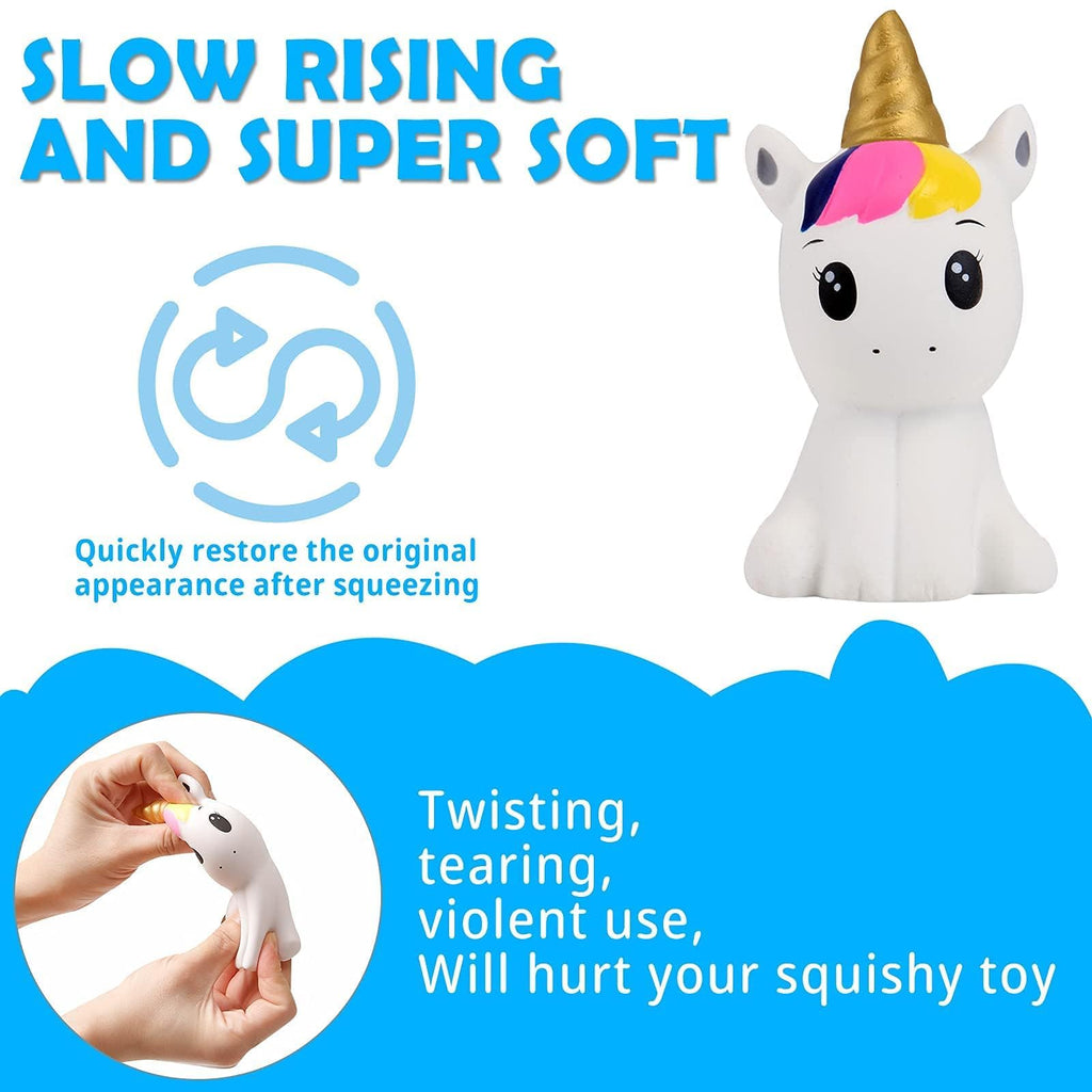 Anboor Galaxy Unicorn Squishy – 4.9 Inch Scented Slow Rising Stress Relief Toy