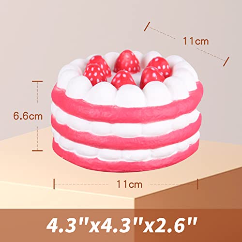 Anboor Squishies Cake Slow Rising Kawaii Squishy Toy for Stress Relief (Color Random)