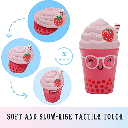 Anboor Squishies Straw Cup – Jumbo Slow Rising Kawaii Scented Stress Relief Toy