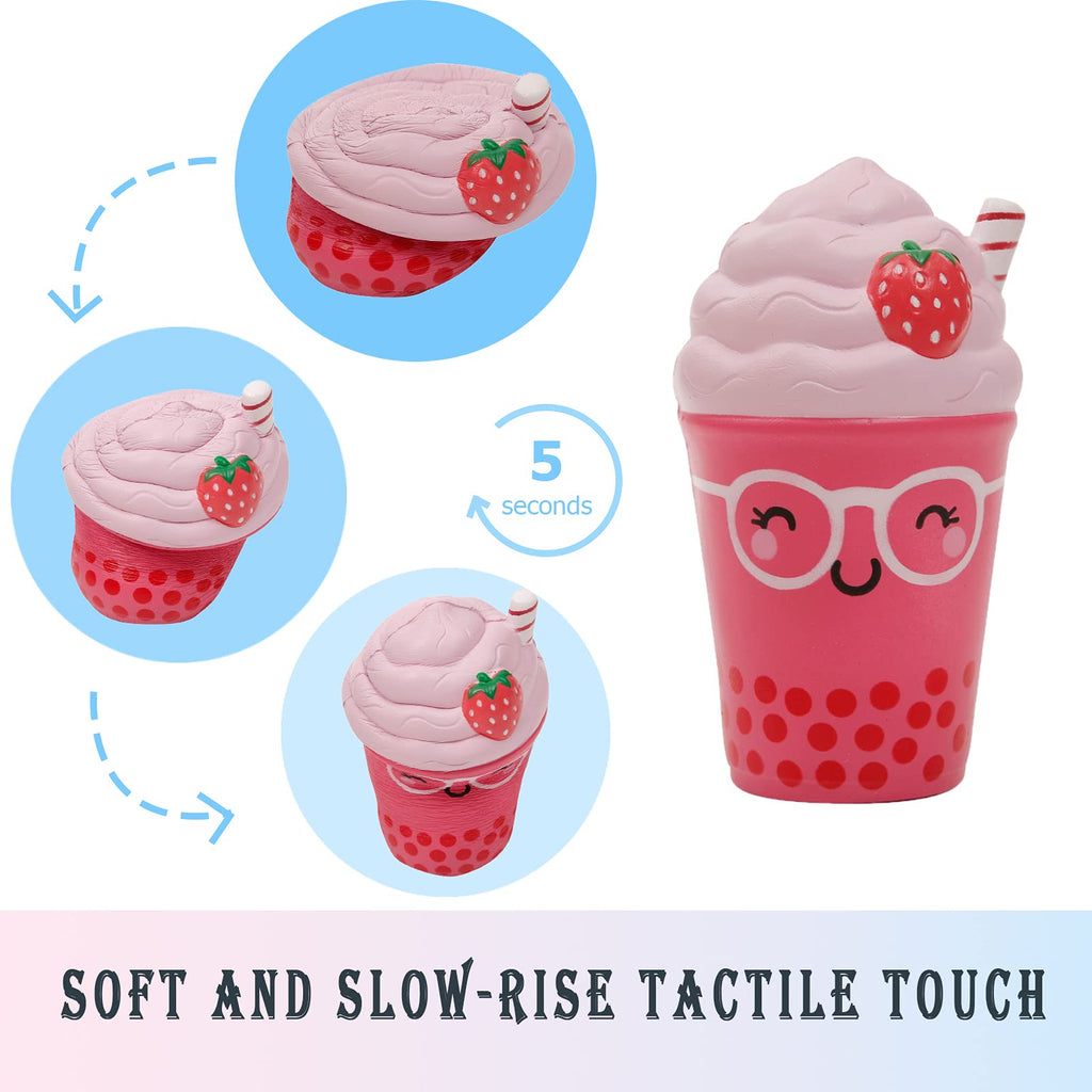 Anboor Squishies Straw Cup – Jumbo Slow Rising Kawaii Scented Stress Relief Toy