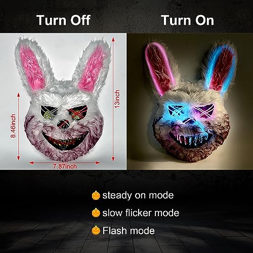 AndTree Halloween Scary Face Mask – Easter Bear/Rabbit Mask for Cosplay and Costume Parties