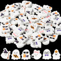 ANGOLIO 60-Pack Halloween Ghost Mini Erasers - Bulk Spooky Erasers for Kids, Party Favors, Classroom Rewards