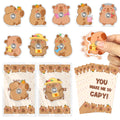 ANGOLIO Capy Fidget Spinner Party Favors - 24 Sets with Cards, Stress Relief Toys for Teens and Adults