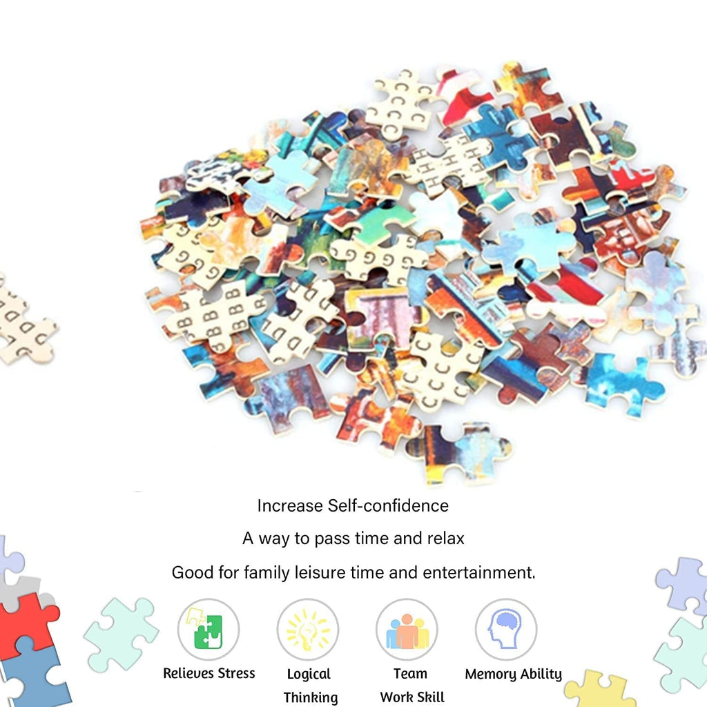 Anguis 500 Piece Jigsaw Puzzle for Adults – Mountain Villa, 20.5 x 15 inches, Premium Thick Cardboard