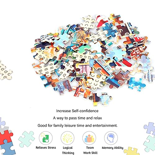 Anguis 500 Piece Jigsaw Puzzle for Adults – Mountain Villa, 20.5 x 15 inches, Premium Thick Cardboard