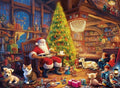 Anguis 500 Piece Santa Claus Family Jigsaw Puzzle 20.5x15 in with Poster