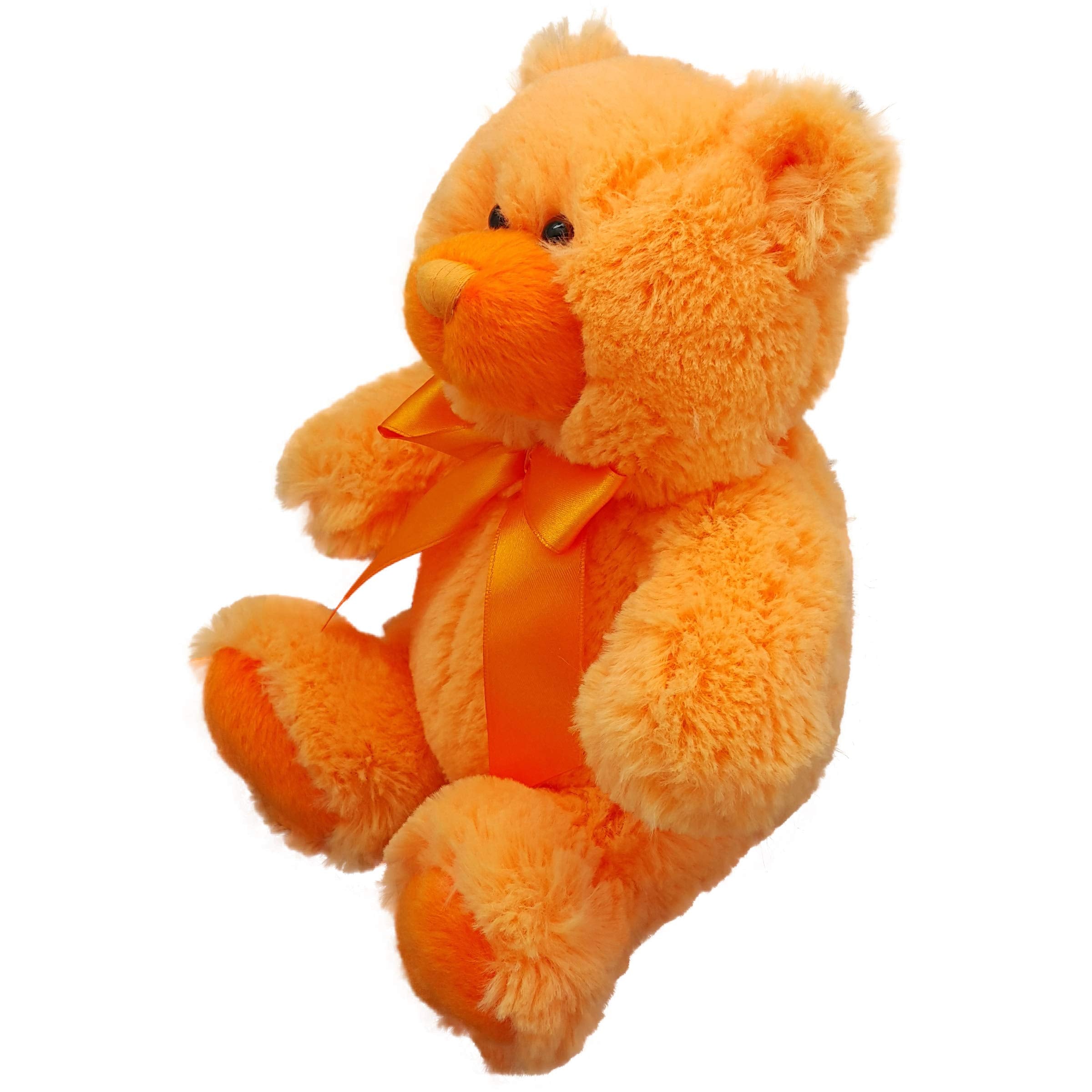 Anico 8-Inch Orange Teddy Bear – Soft Plush Stuffed Animal for Kids and Adults