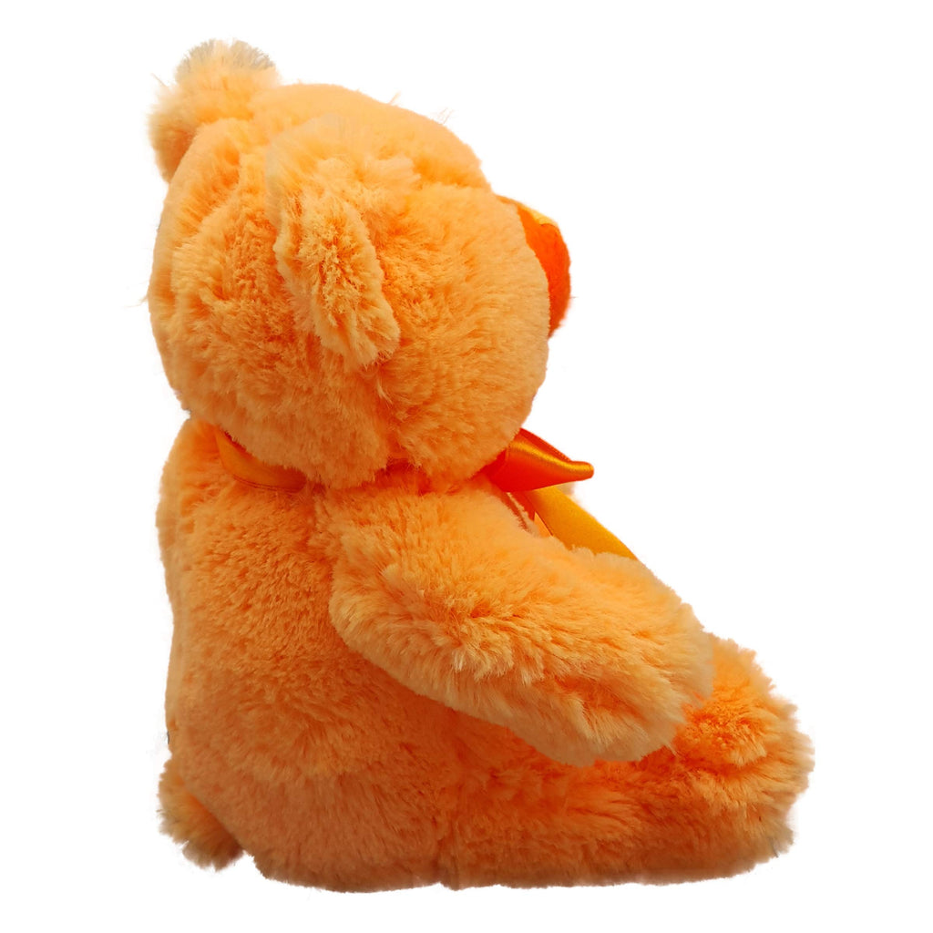 Anico 8-Inch Orange Teddy Bear – Soft Plush Stuffed Animal for Kids and Adults