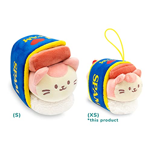 Anirollz SPAM Musubi Plush Keychain - 4" Soft Squishy Puppy Toy with Keychain Strap