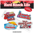 Annie Hard Knock Life Sticker Set – 4 Die-Cut Broadway Vinyl Stickers (3x3 inch)
