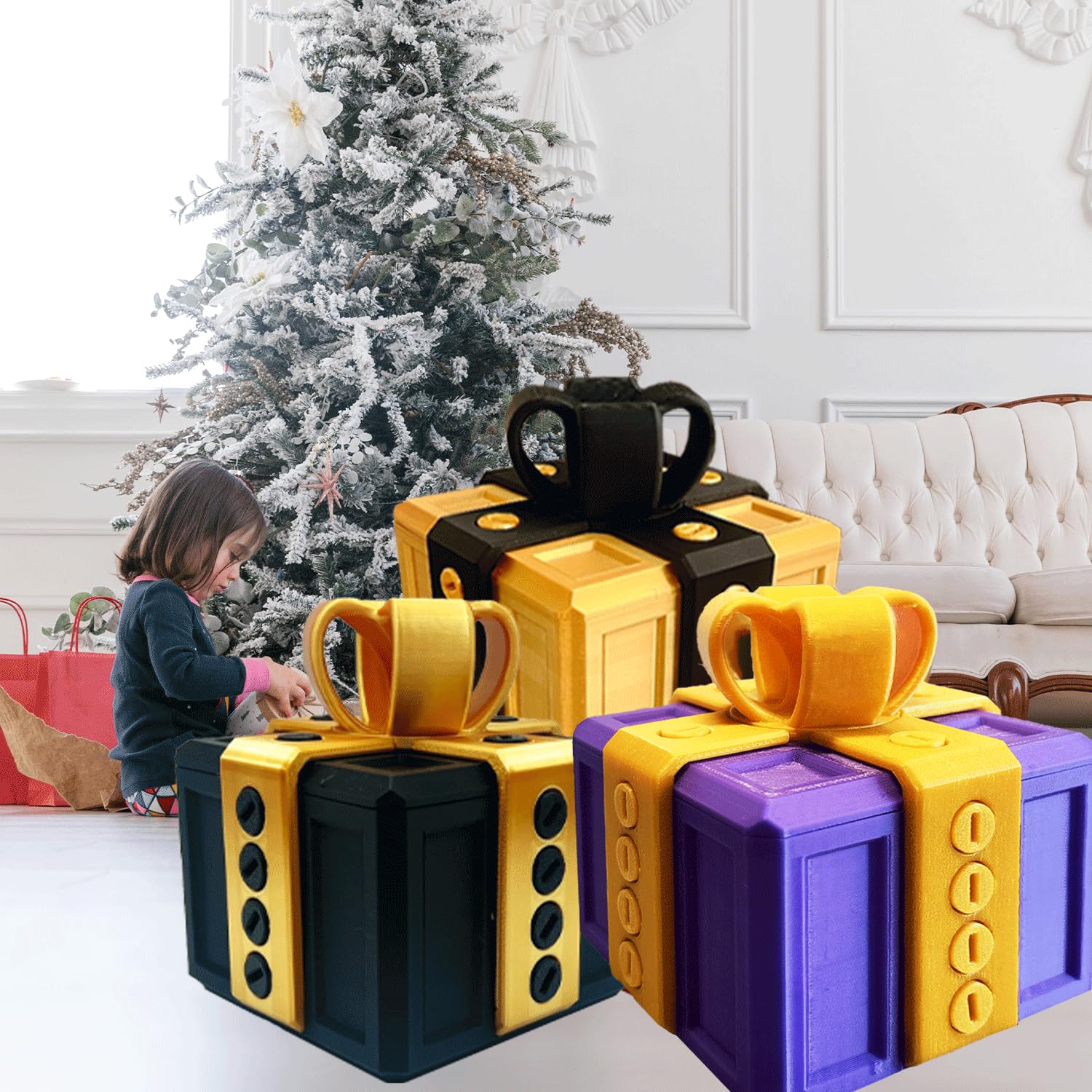 Annoying Gift Box with 20 Screws – Prank Puzzle Box for Money or Gift Cards – Funny Fidget Gift for Adults