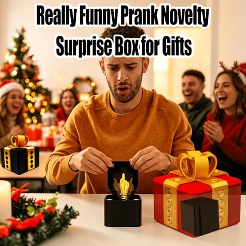 Annoying Gift Box with Pop-Up Middle Finger – 3D Printed Prank Surprise for Funny Gifts