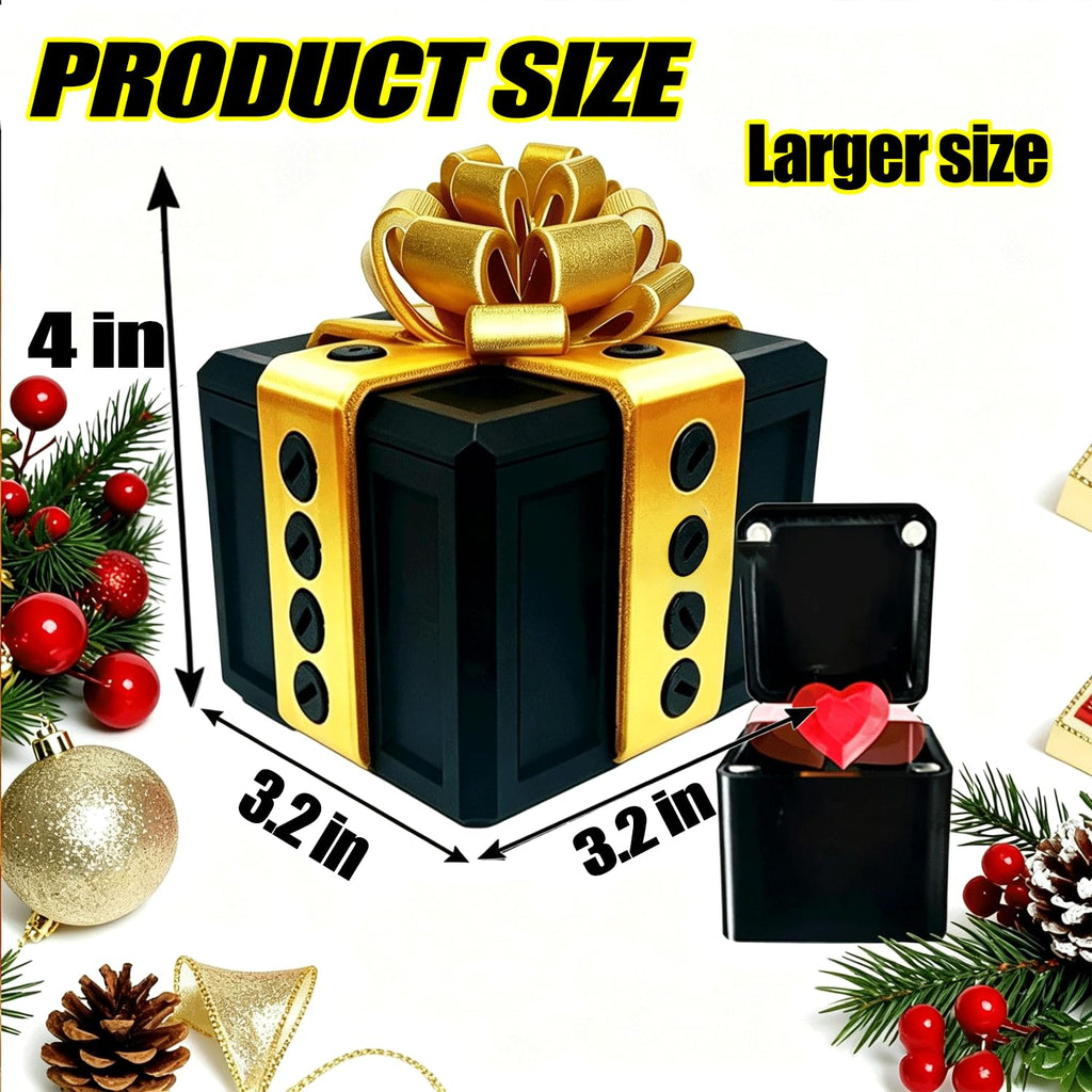 Annoying Gift Box with Pop-Up Middle Finger – 3D Printed Prank Surprise for Funny Gifts