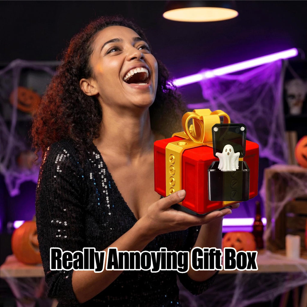 Annoying Gift Box with Pop-Up Middle Finger – 3D Printed Prank Surprise for Funny Gifts